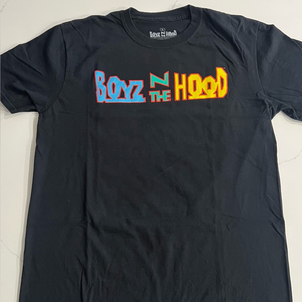 Boyz N The Hood Movie Black T-Shirt Mens Size L 90's Ice Cube Rapper Streetwear
